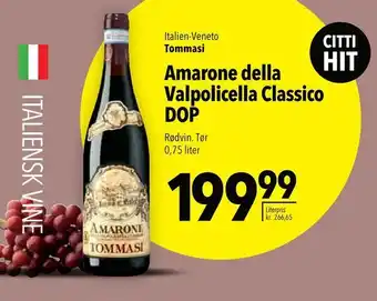 Citti Amarone della. valpolicella classico dop tilbud