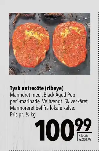 Citti Tysk entrecôte (ribeye) tilbud