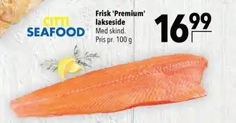 Citti Frisk 'premium' lakseside tilbud