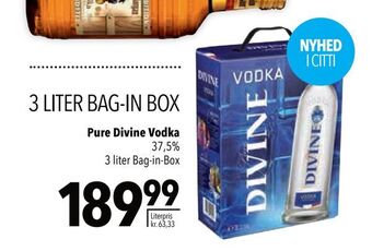 Citti Pure divine vodka tilbud