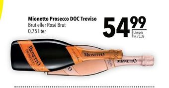 Citti Mionetto prosecco doc treviso tilbud