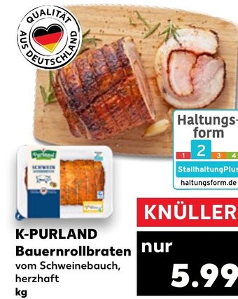 Kaufland K-Purland Bauernrollbraten tilbud