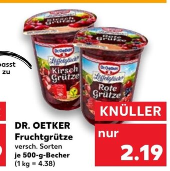 Kaufland Dr.Oetker Fruchtgrütze tilbud