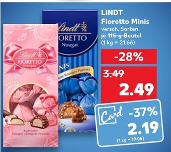 Kaufland DE Lindt Fioretto Minis tilbud