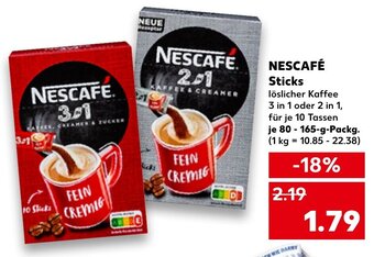 Kaufland Nescafé Sticks tilbud