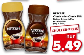 Kaufland Nescafé Classic oder Classic Mild tilbud