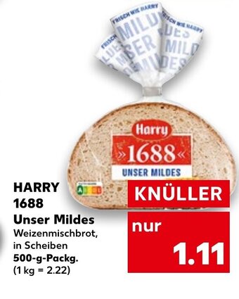 Kaufland DE Harry 1688 Unser Mildes tilbud