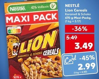 Kaufland Nestlé Lion Cereals tilbud
