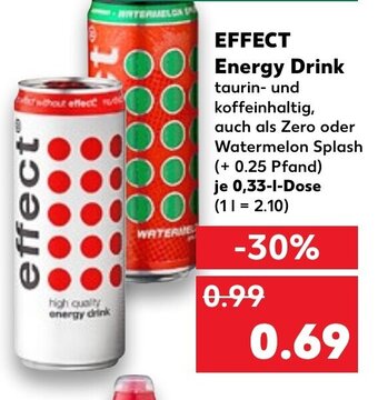 Kaufland DE Effect Energy Drink tilbud