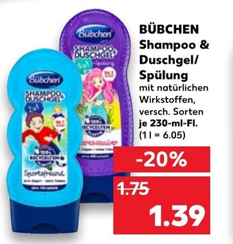 Kaufland Bübchen Shampoo & Duschgel/Spülung tilbud