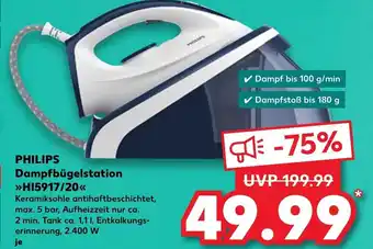 Kaufland DE Philips Dampfbügeleisen >>HI5917/20<< tilbud