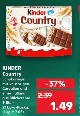 Kaufland Kinder Country tilbud