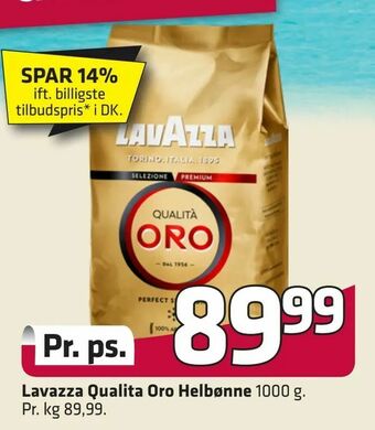 Fleggaard Lavazza Qualita Oro Helbønne tilbud