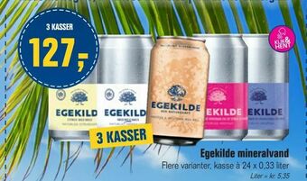 Otto Duborg Egekilde mineralvand tilbud