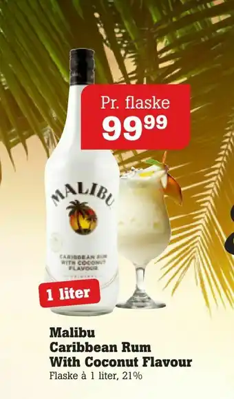 Poetzsch Padborg Malibu Caribbean Rum With Coconut Flavour tilbud