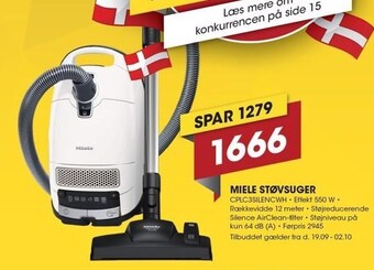 Punkt1 Miele støvsuger tilbud