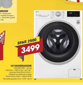 Punkt1 Lg vaskemaskine tilbud
