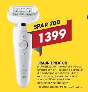 Punkt1 Braun epilator tilbud
