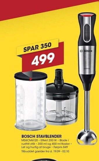 Punkt1 Bosch stavblender tilbud