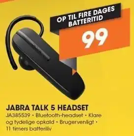 Expert Jabra talk 5 headset tilbud