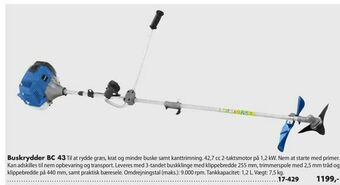 Biltema Buskrydder BC 43 tilbud