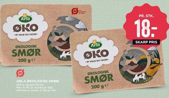 MENY Arla Økologisk Smør tilbud