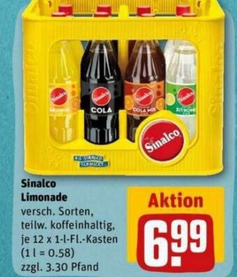 REWE DE Sinalco Limonade tilbud