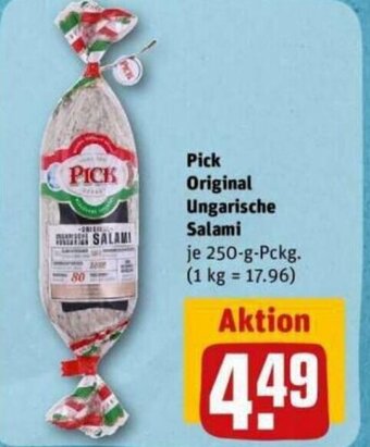 REWE DE Pick Original Ungarische Salami tilbud