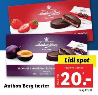 Anthon berg tærter