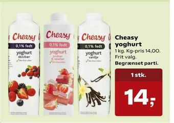 Dagli'Brugsen Cheasy yoghurt tilbud