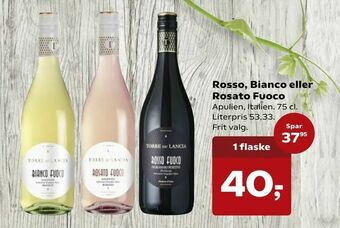 Dagli'Brugsen Rosso, Bianco eller Rosato Fuoco tilbud