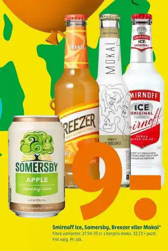 Coop 365 Smirnoff ice, somersby, breezer eller mokai tilbud
