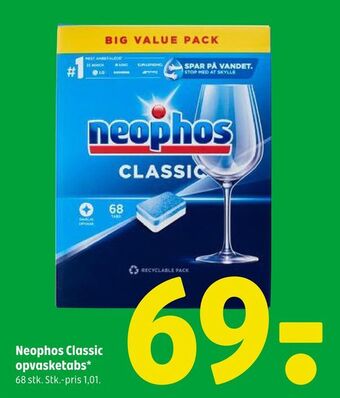 Neophos classic opvasketabs