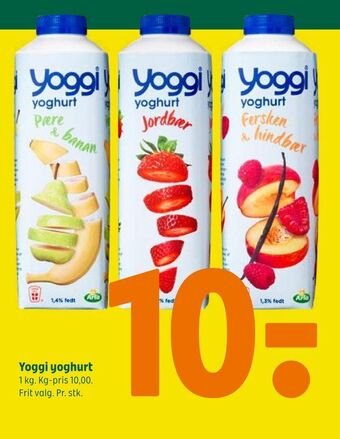 Coop 365 Yoggi yoghurt tilbud
