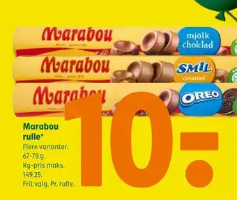 Coop 365 Marabou rulle tilbud