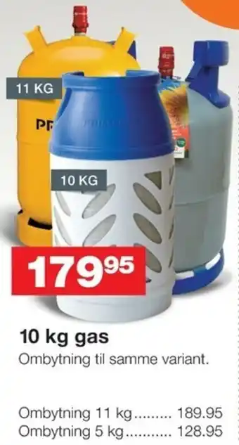 Bauhaus 10kg Gas tilbud