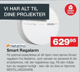 Bauhaus Smart Røgalarm tilbud