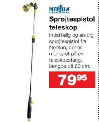 Bauhaus Sprøjtepistol Teleskop 60cm tilbud