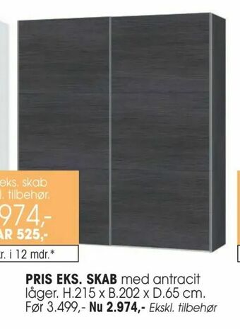 Daells Bolighus PRIS EKS. SKAB tilbud