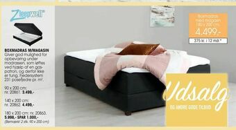 Daells Bolighus Boxmadras m/magasin tilbud