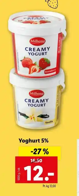 Let-Køb Yoghurt 5% tilbud