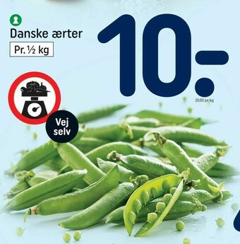 REMA 1000 Danske ærter tilbud