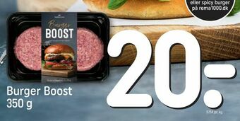 REMA 1000 Burger Boost tilbud