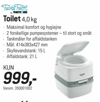 Thansen Toilet tilbud