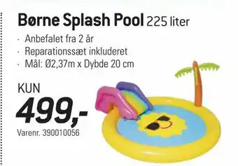 Børne Splash Pool