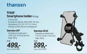 Thansen Smartphone holder tilbud