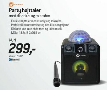 Thansen Party højttaler tilbud