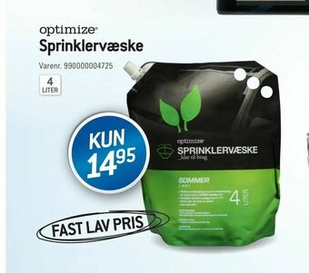 Thansen Sprinklervæske tilbud