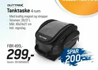 Thansen Tanktaske 4 rum tilbud