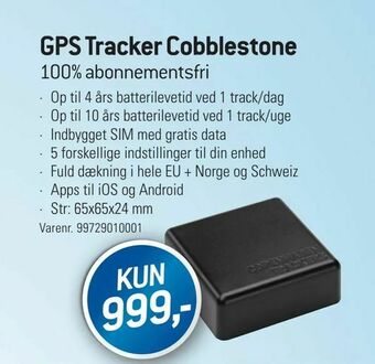 GPS Tracker Cobblestone